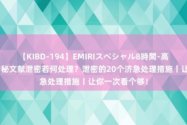 【KIBD-194】EMIRIスペシャル8時間-高画質-特別編 守秘文献泄密若何处理？泄密的20个济急处理措施丨让你一次看个够！