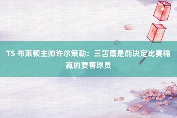 TS 布莱顿主帅许尔策勒：三笘薰是能决定比赛输赢的要害球员