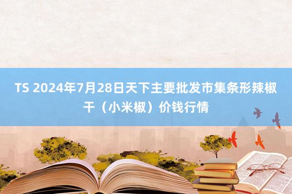 TS 2024年7月28日天下主要批发市集条形辣椒干（小米椒）价钱行情