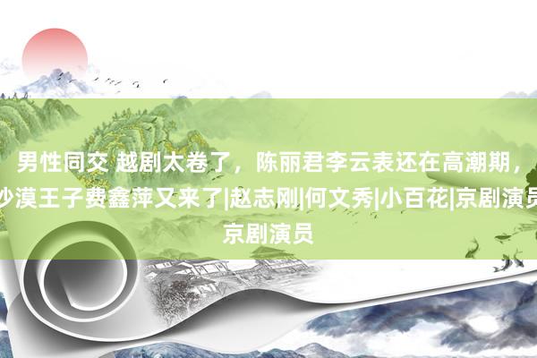 男性同交 越剧太卷了，陈丽君李云表还在高潮期，沙漠王子费鑫萍又来了|赵志刚|何文秀|小百花|京剧演员